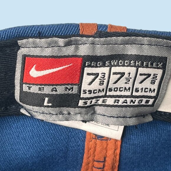 Washington Wizards‎ Hat Cap Fitted Mens L Blue Orange NBA Basketball Adjustable - Picture 9 of 10